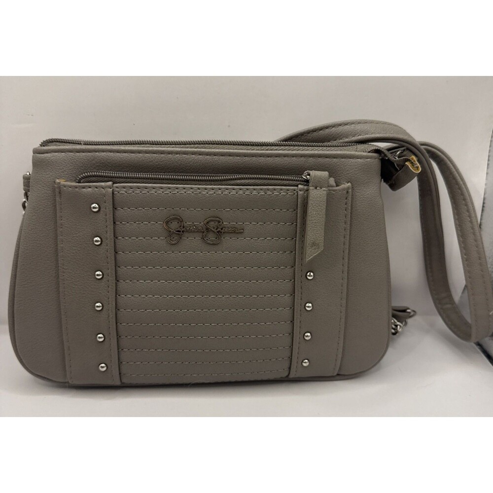 Jessica Simpson Woman's Cross Body, Grey Color - Adjustable Strap Good Condition